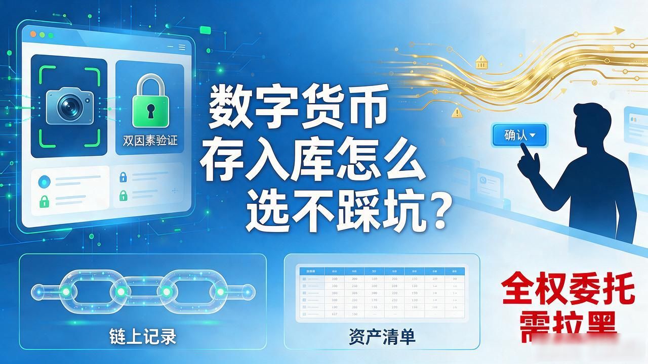 数字货币存入库怎么选不踩坑?持有大额资产的人务必看完