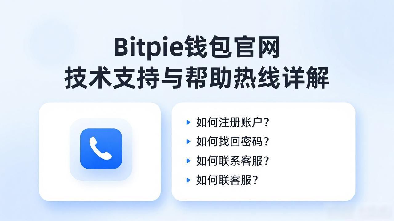Bitpie钱包官网技术支持与帮助热线详解