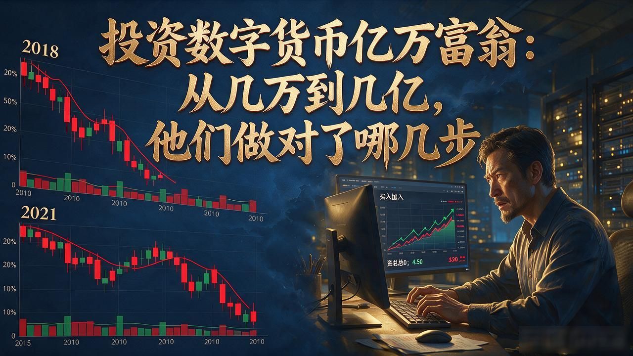 投资数字货币亿万富翁:从几万到几亿,他们做对了哪几步