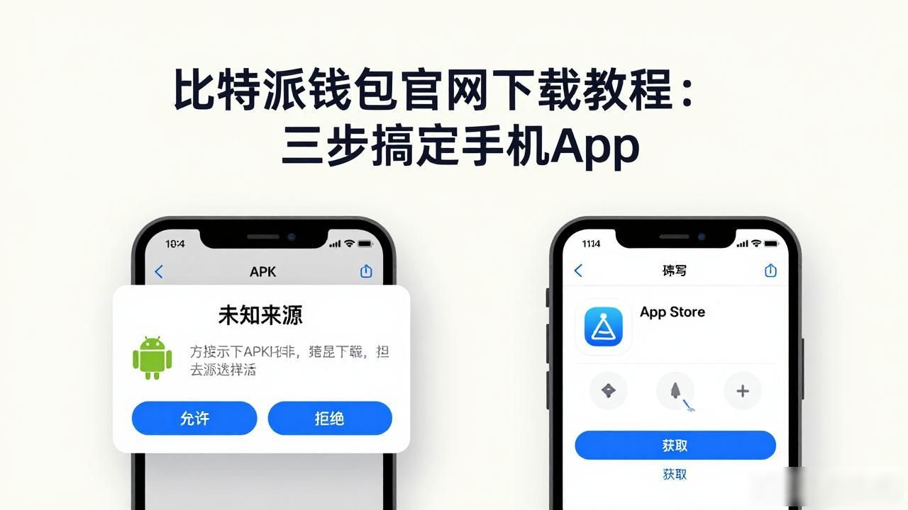 比特派钱包官网下载教程：三步搞定手机App