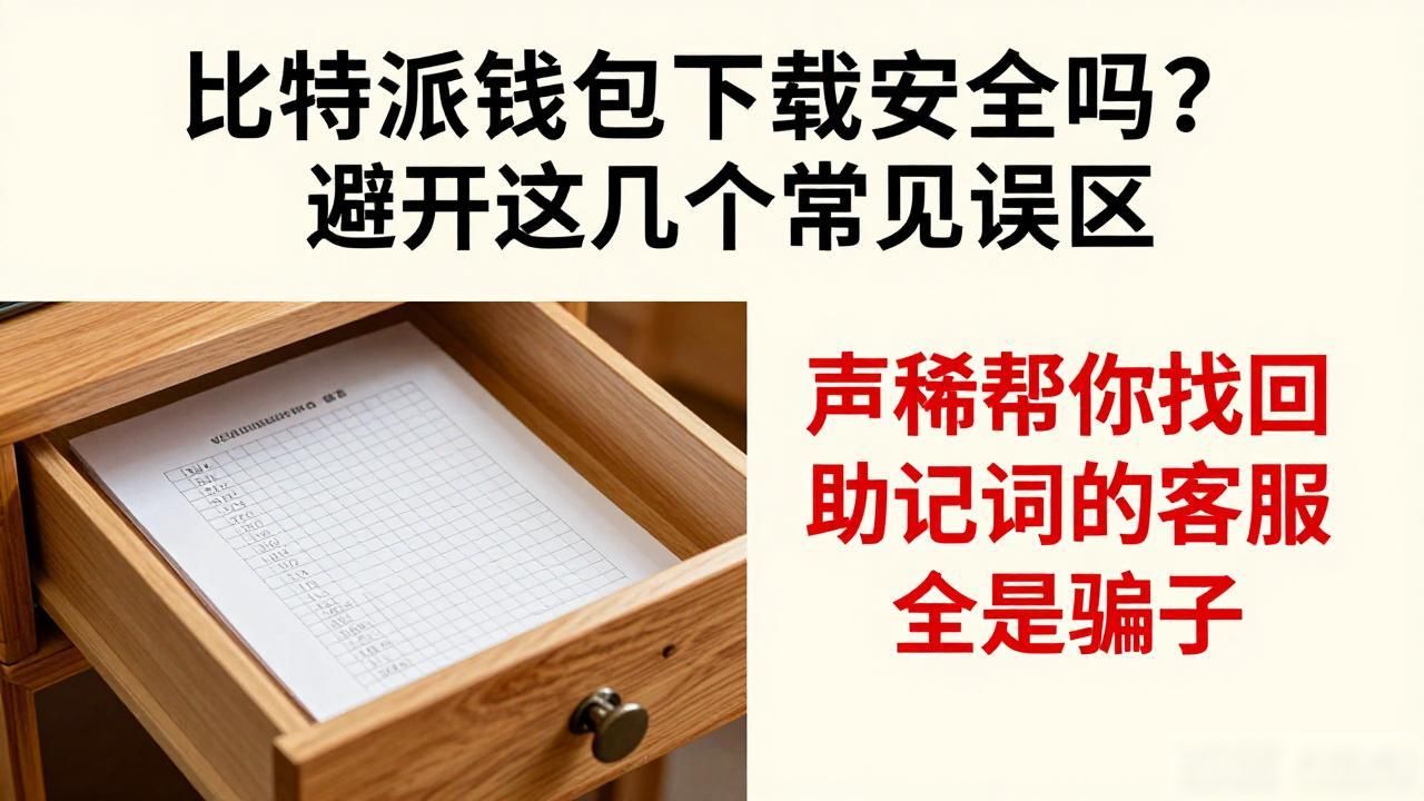 比特派钱包下载安全吗？避开这几个常见误区
