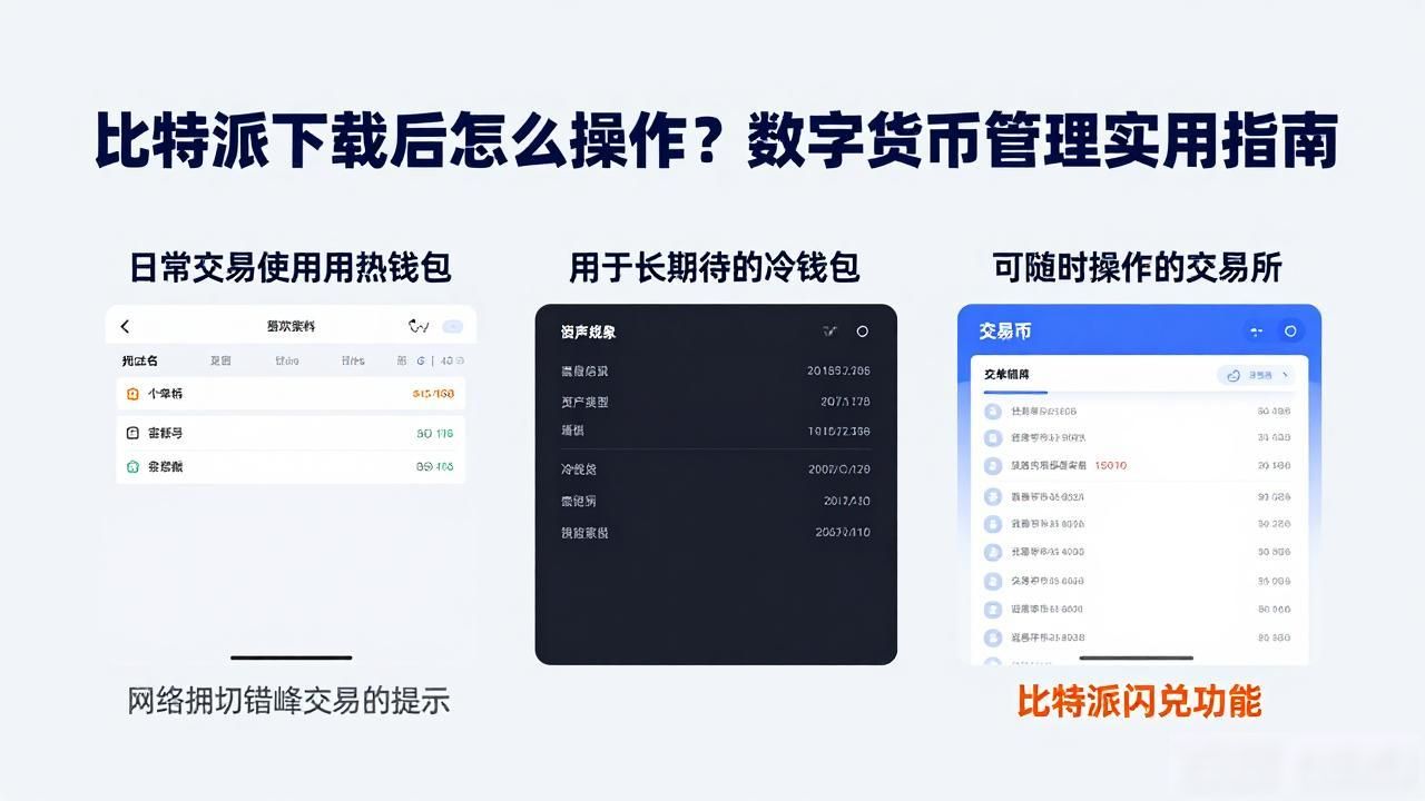 比特派下载后怎么操作？数字货币管理实用指南