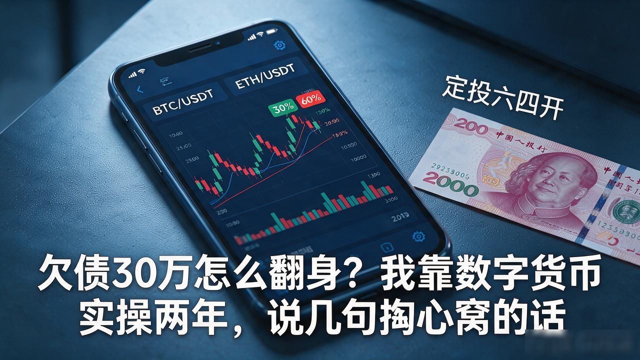 欠债30万怎么翻身?我靠数字货币实操两年,说几句掏心窝的话