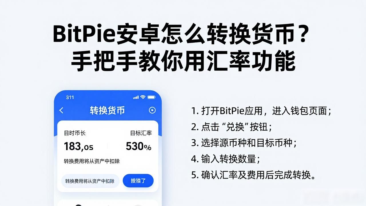 BitPie安卓怎么转换货币?手把手教你用汇率功能