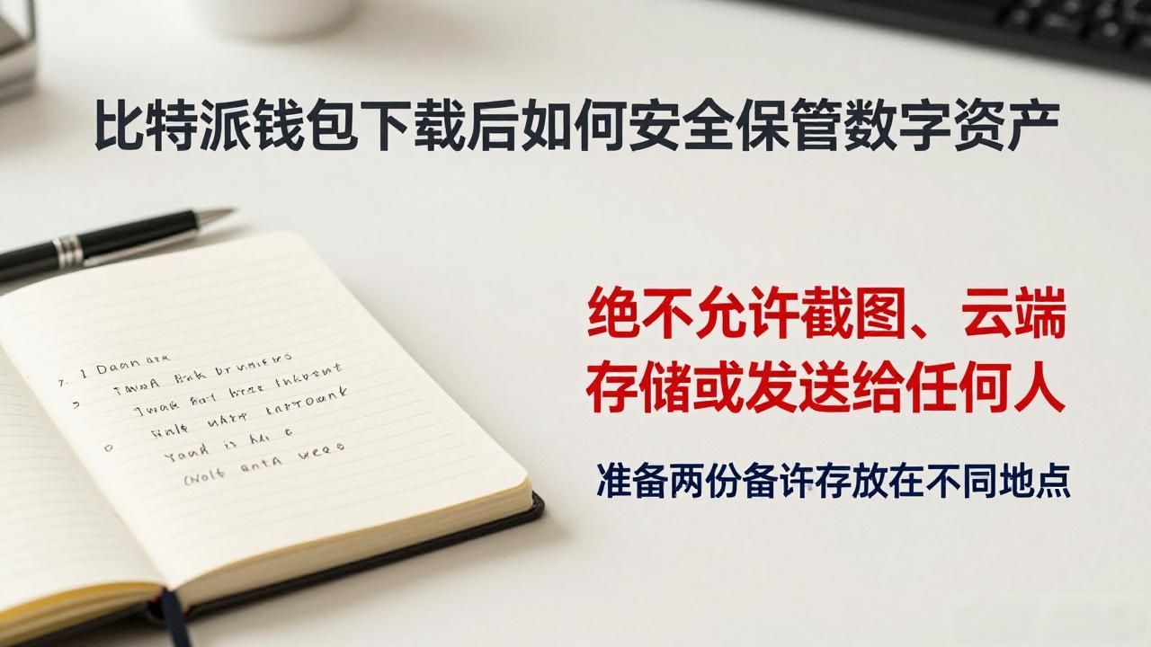 比特派钱包下载后如何安全保管数字资产