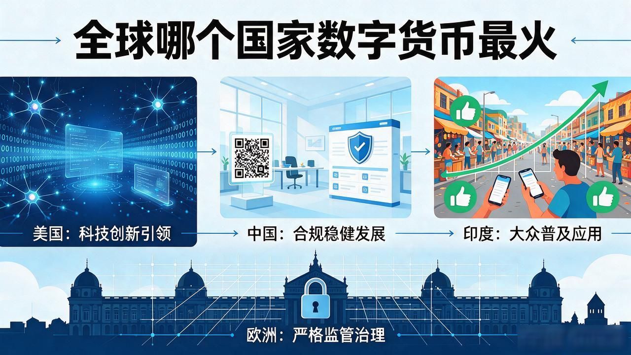 全球哪个国家数字货币最火