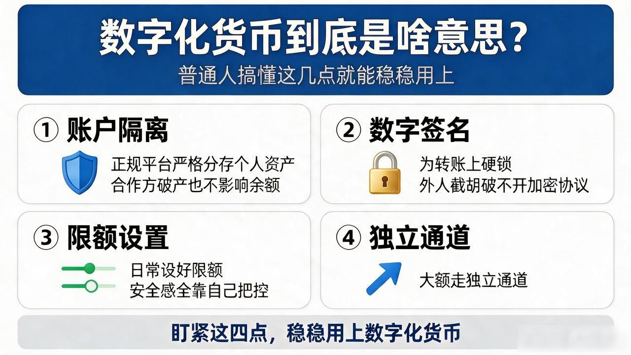 数字化货币到底是啥意思？普通人搞懂这几点就能稳稳用上