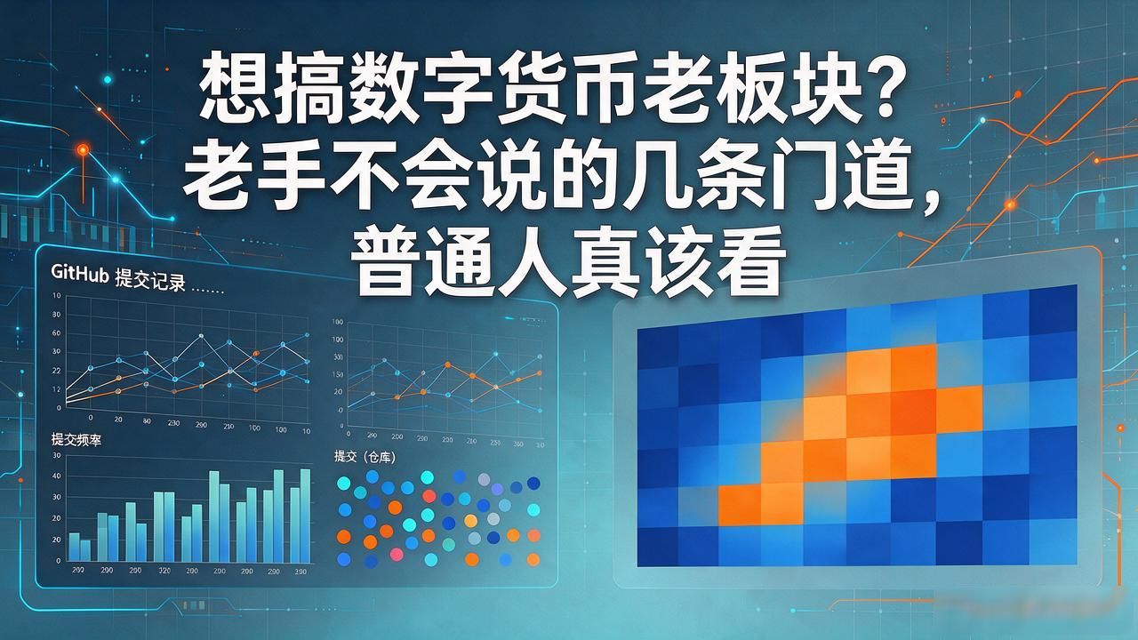 想搞数字货币老板块？老手不会说的几条门道，普通人真该看