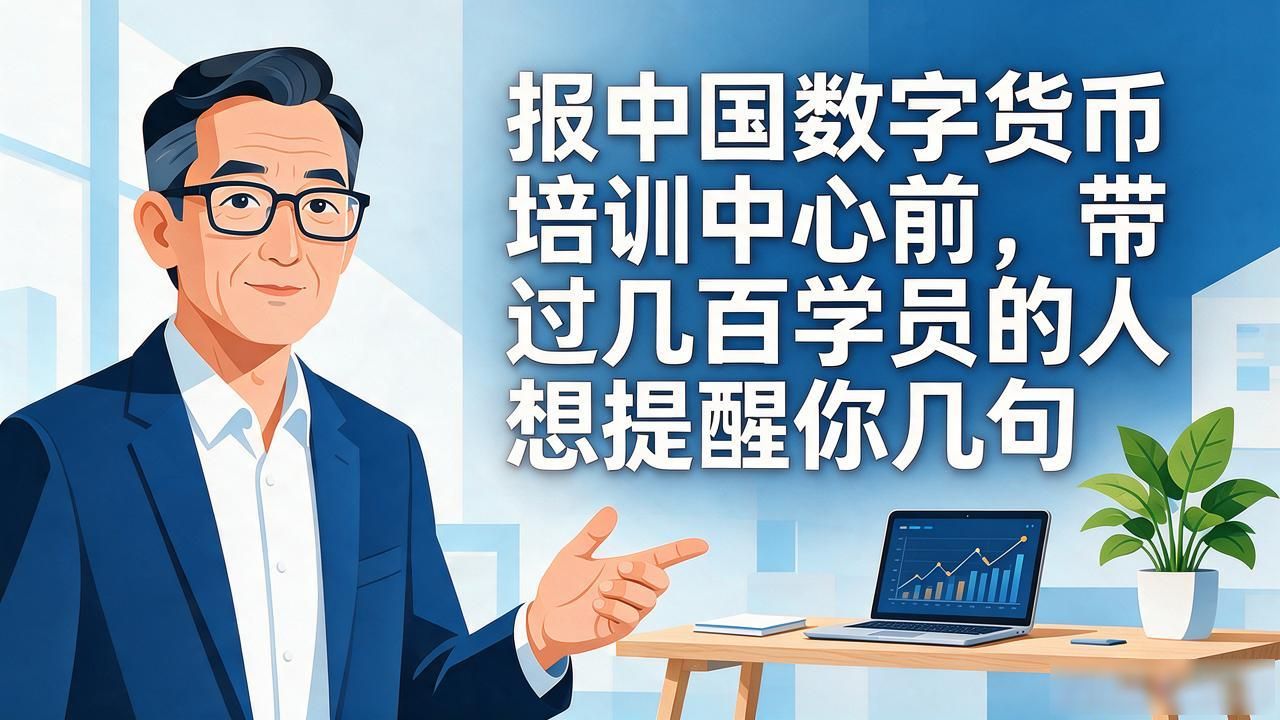 报中国数字货币培训中心前,带过几百学员的人想提醒你几句