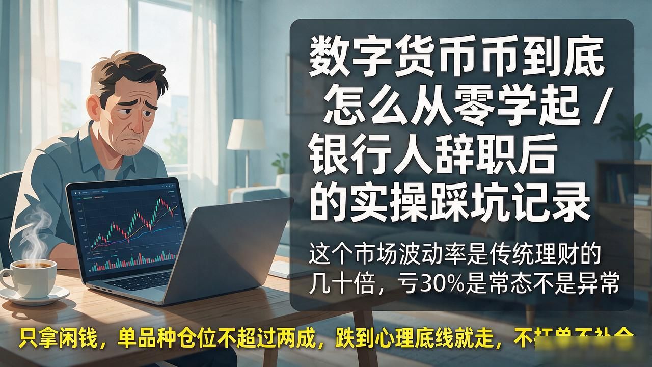 数字货币币到底怎么从零学起 / 银行人辞职后的实操踩坑记录