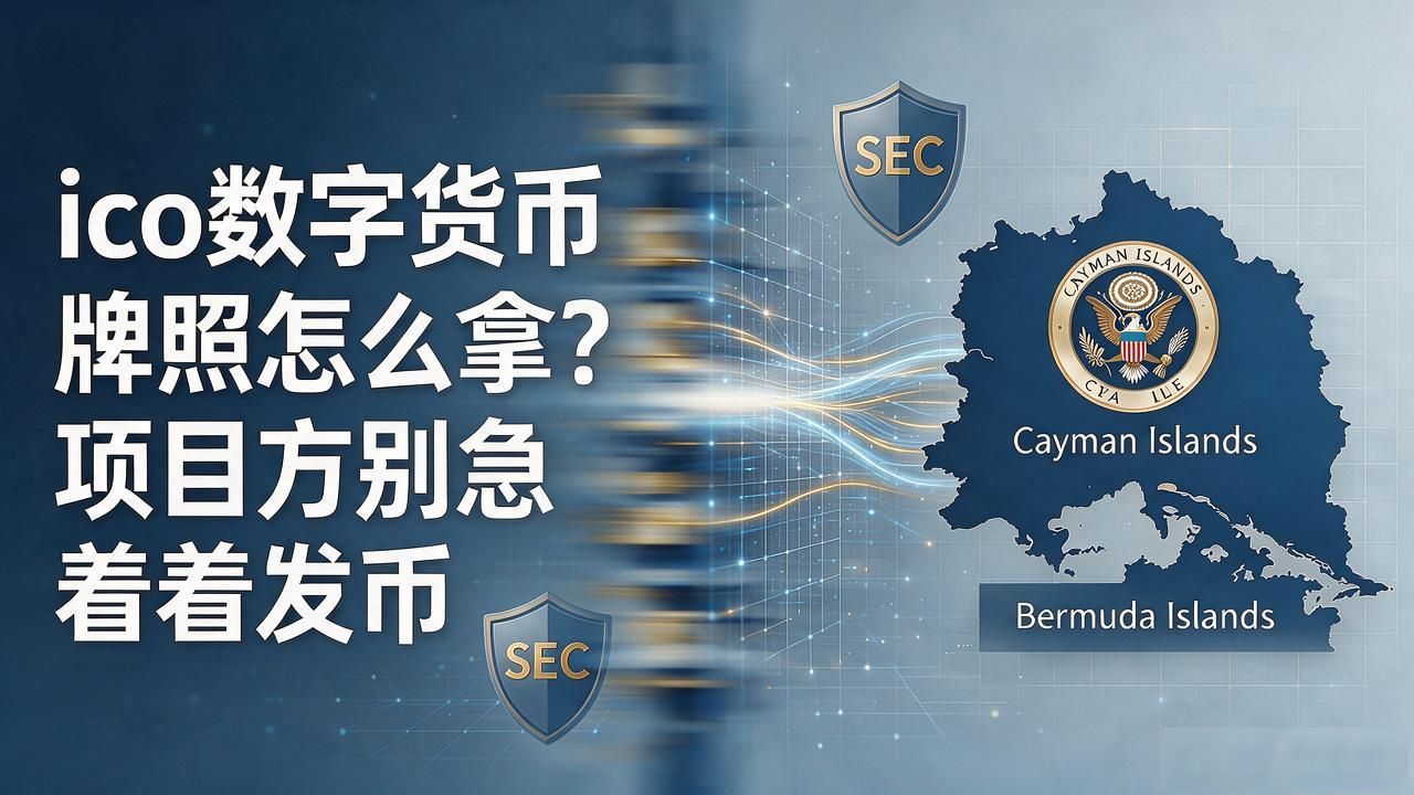 ico数字货币牌照怎么拿？项目方别急着发币
