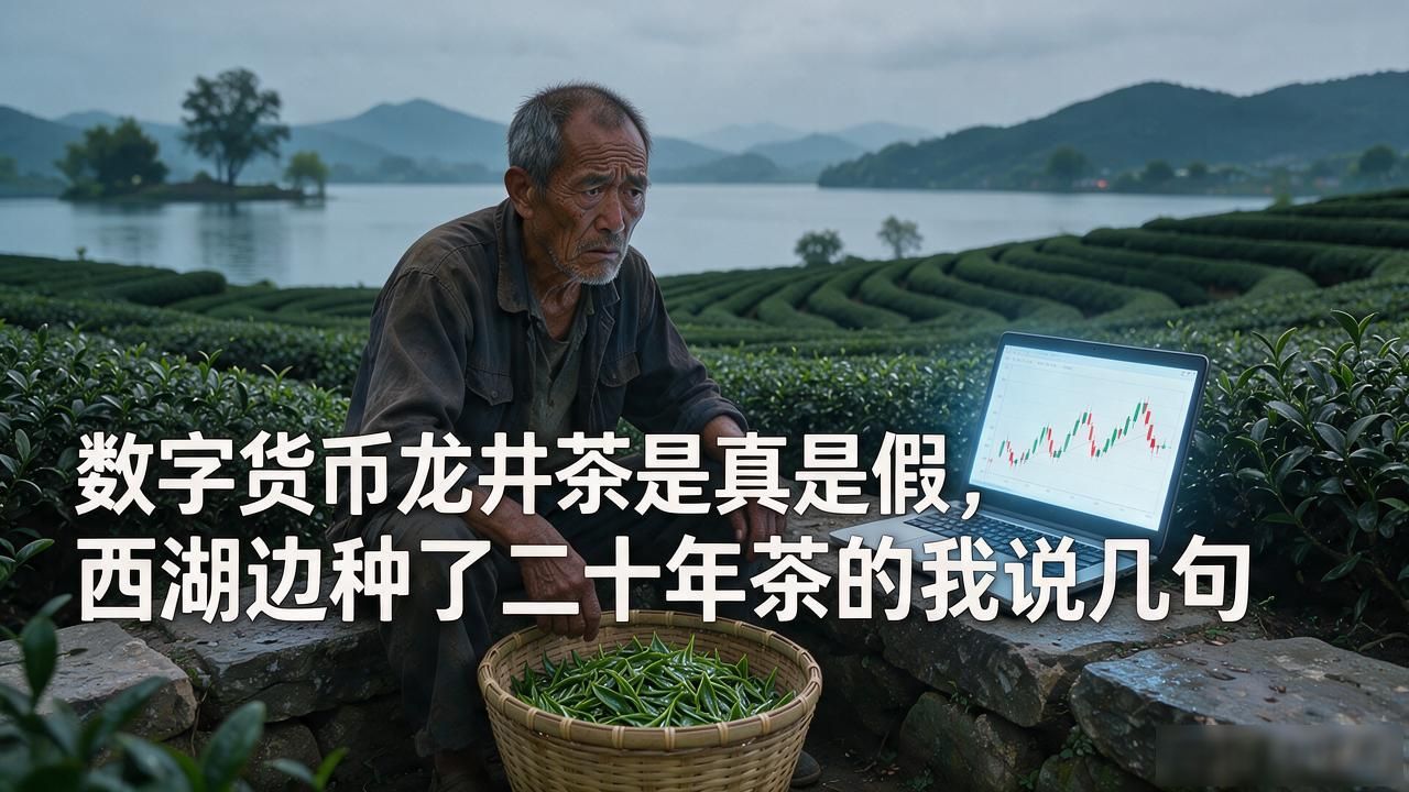 数字货币龙井茶是真是假，西湖边种了二十年茶的我说几句
