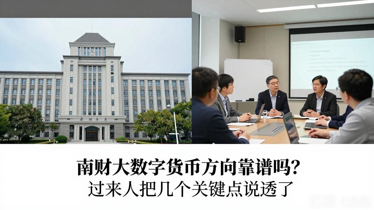 南财大数字货币方向靠谱吗？过来人把几个关键点说透了