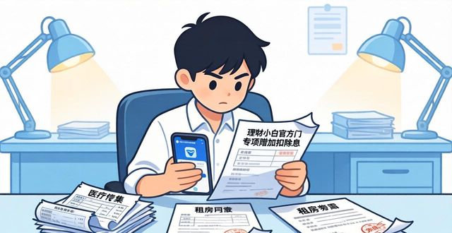 个税专项附加扣除：理财小白的税率优化之道