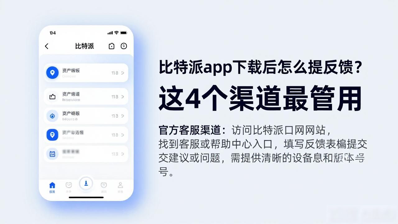 比特派app下载后怎么提反馈？这4个渠道最管用