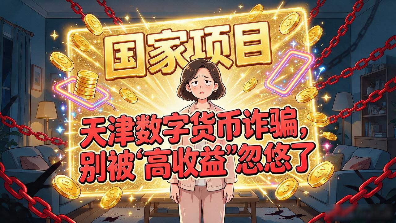 天津数字货币诈骗，别被“高收益”忽悠了