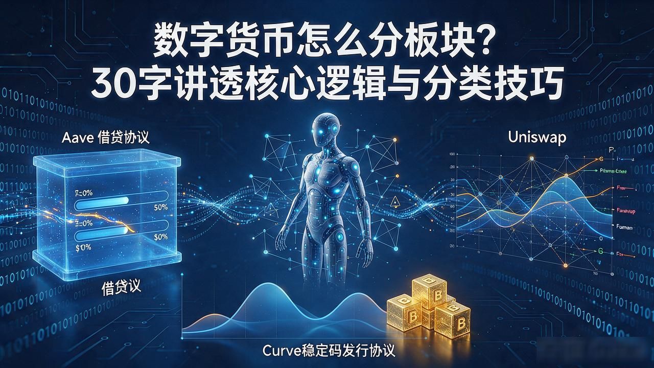数字货币怎么分板块?30字讲透核心逻辑与分类技巧