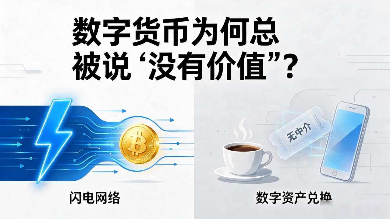 数字货币为何总被说“没有价值”？