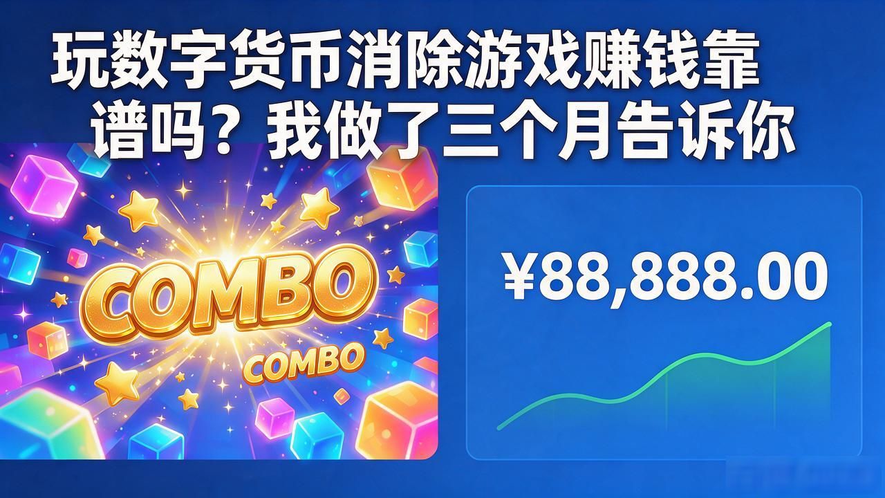 玩数字货币消除游戏赚钱靠谱吗？我做了三个月告诉你