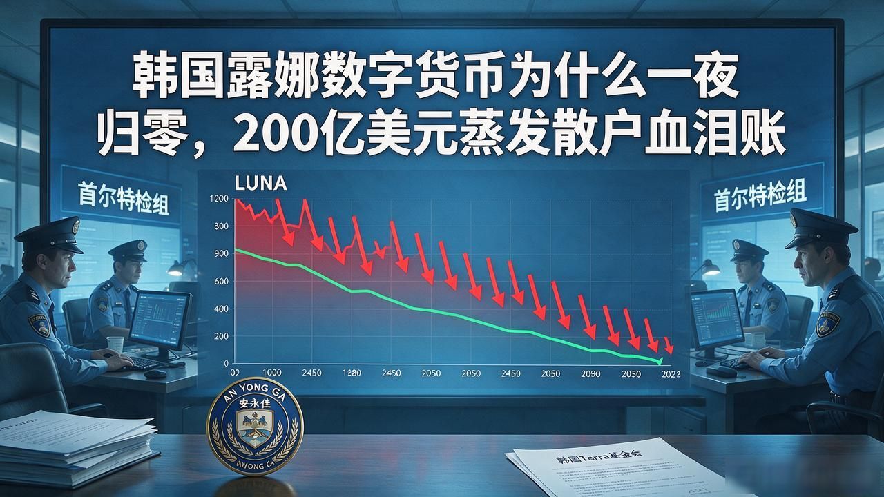 韩国露娜数字货币为什么一夜归零，200亿美元蒸发散户血泪账
