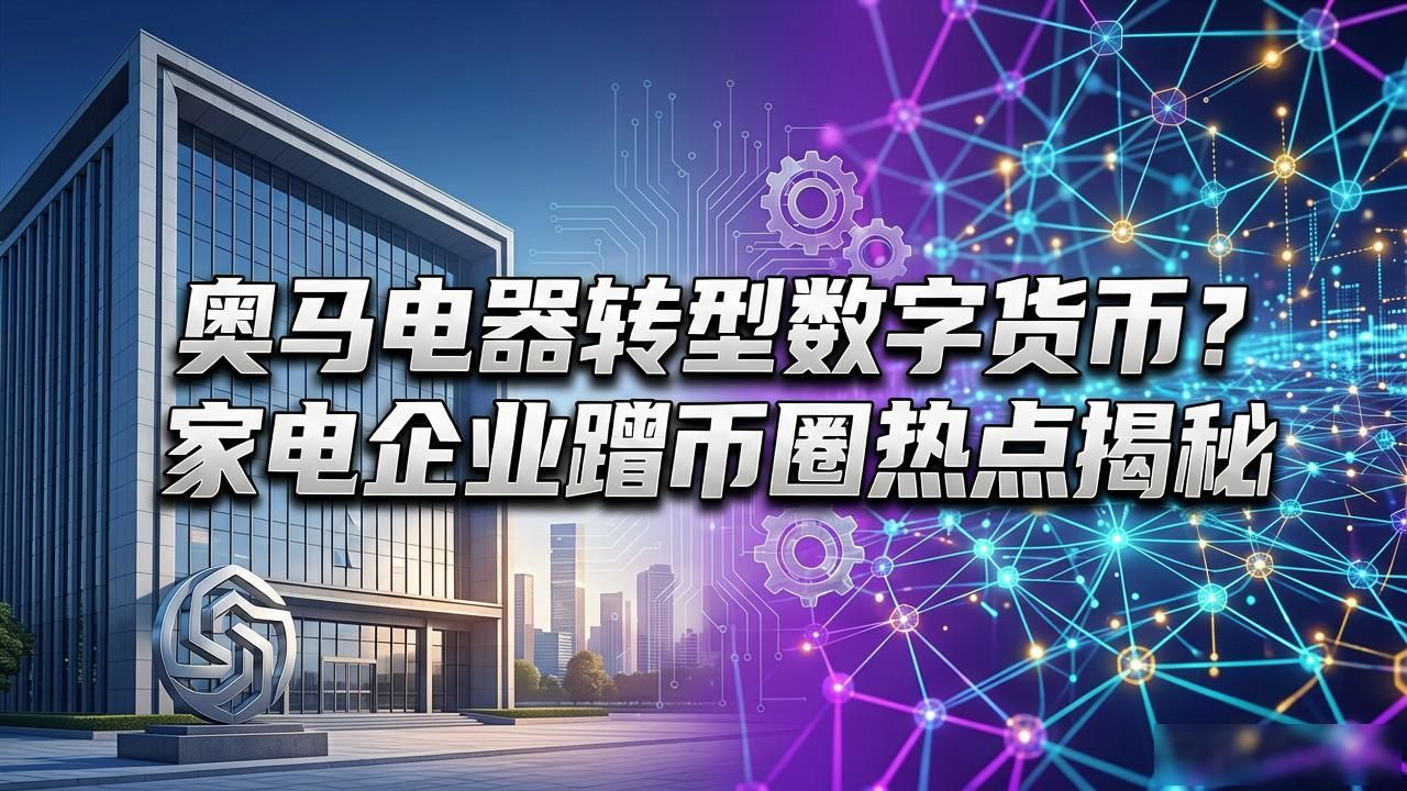 奥马电器转型数字货币?家电企业蹭币圈热点揭秘