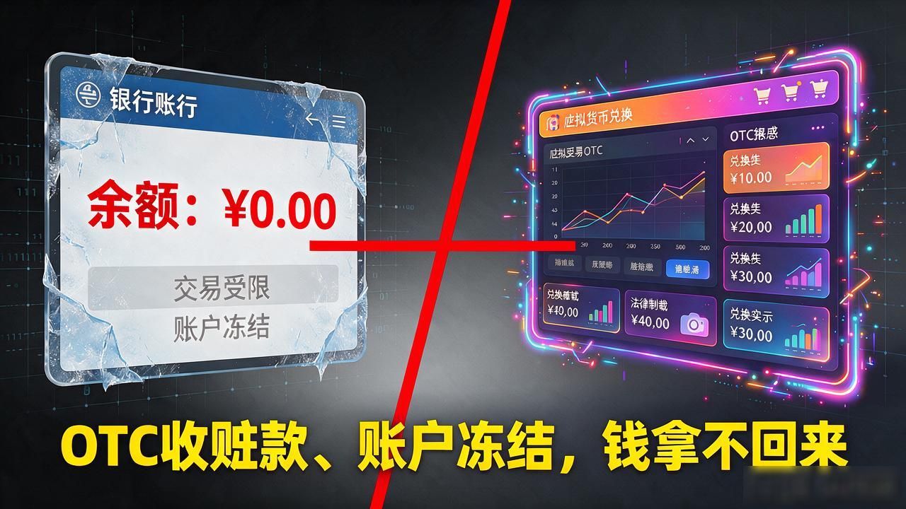 数字货币不能换人民币?OTC收赃款、账户冻结,坑比你想象的深