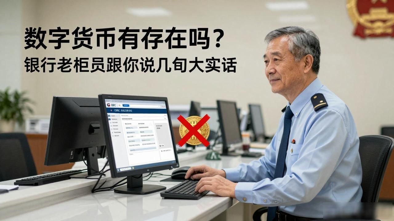 数字货币有存在吗?银行老柜员跟你说几句大实话