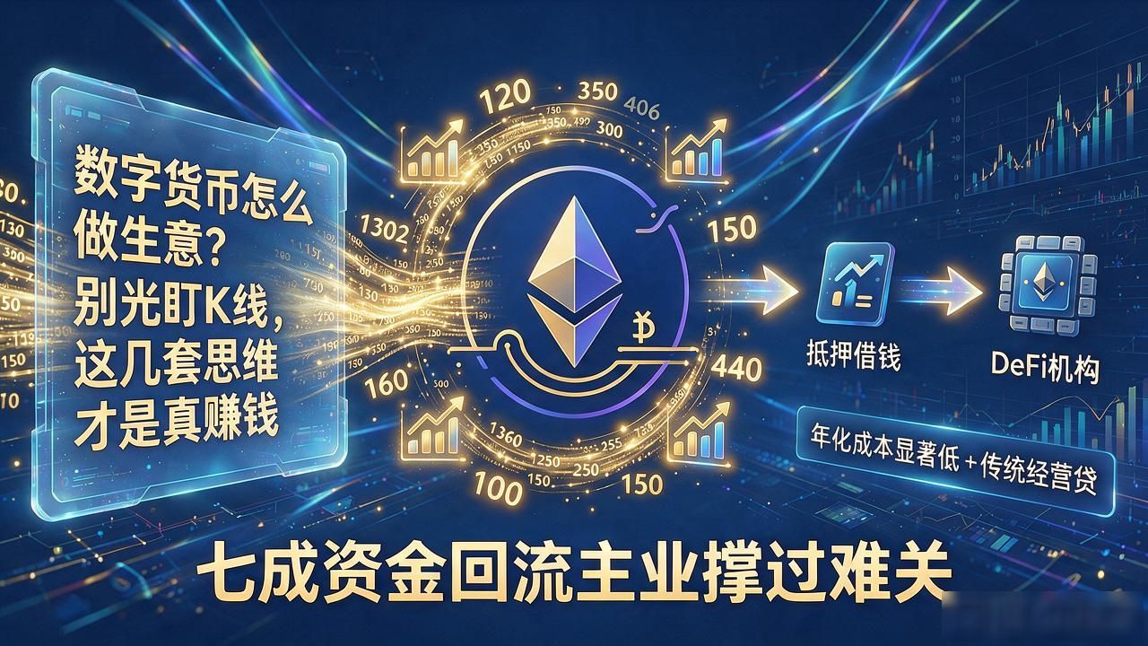 数字货币怎么做生意？别光盯K线，这几套思维才是真赚钱