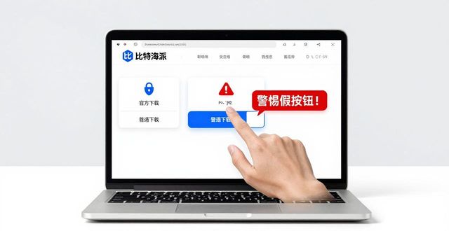 各类网站下载比特派钱包，警惕假按钮陷阱
