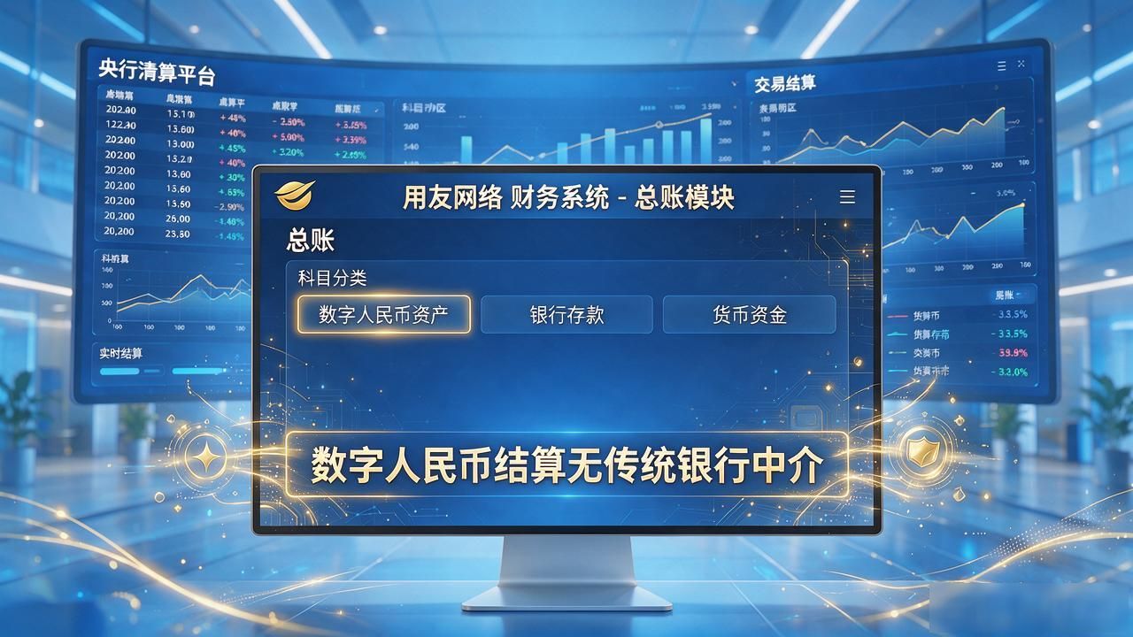 用友网络央行数字货币落地 企业财务系统这几处变化最要紧