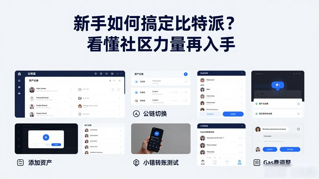 新手如何搞定比特派？看懂社区力量再入手