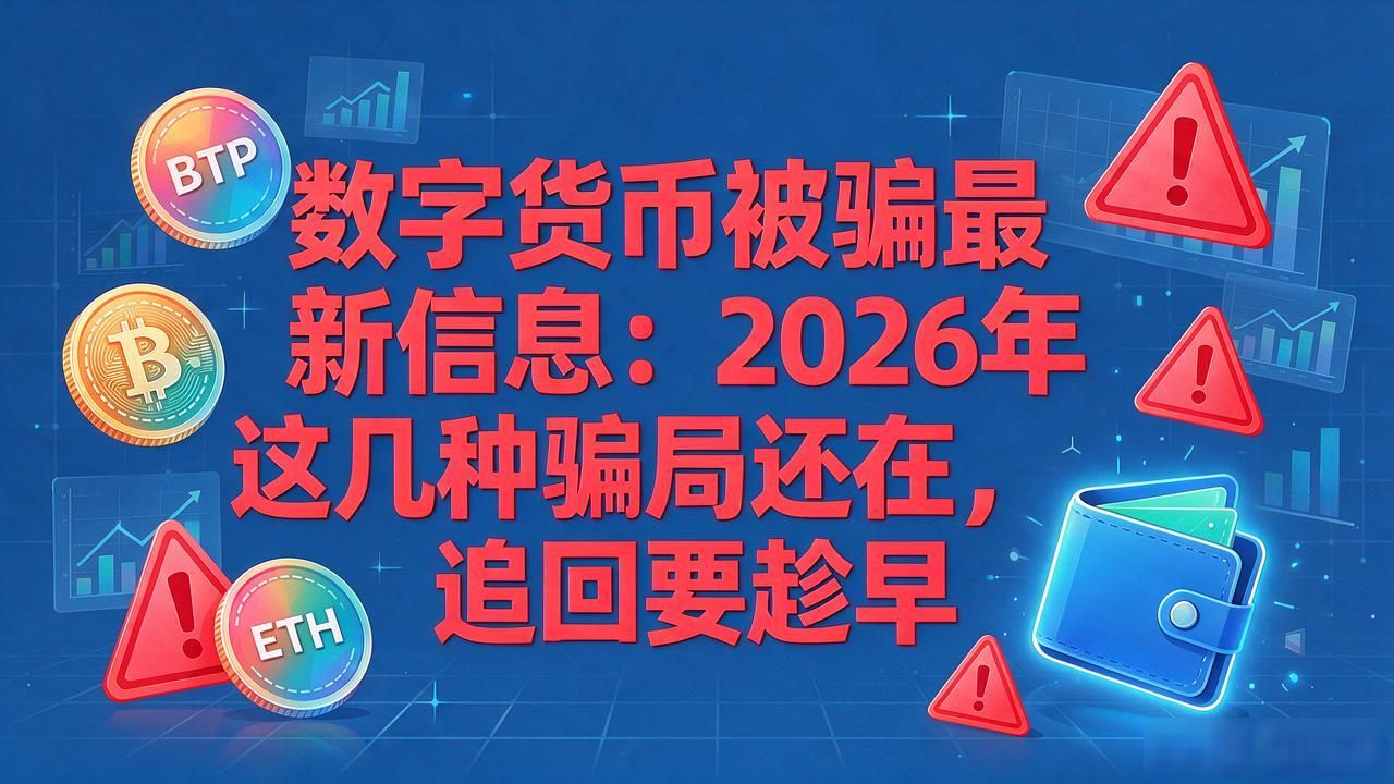 数字货币被骗最新信息：2026年这几种骗局还在，追回要趁早