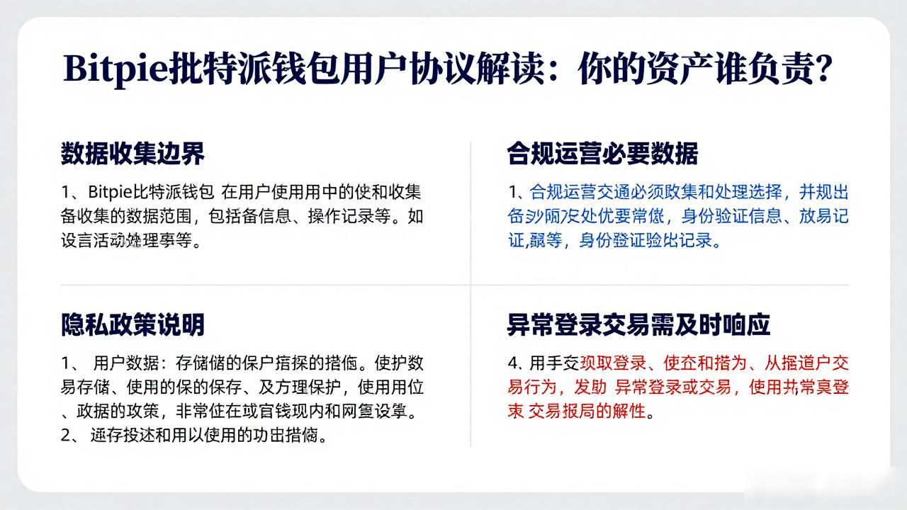 Bitpie比特派钱包用户协议解读:你的资产谁负责?