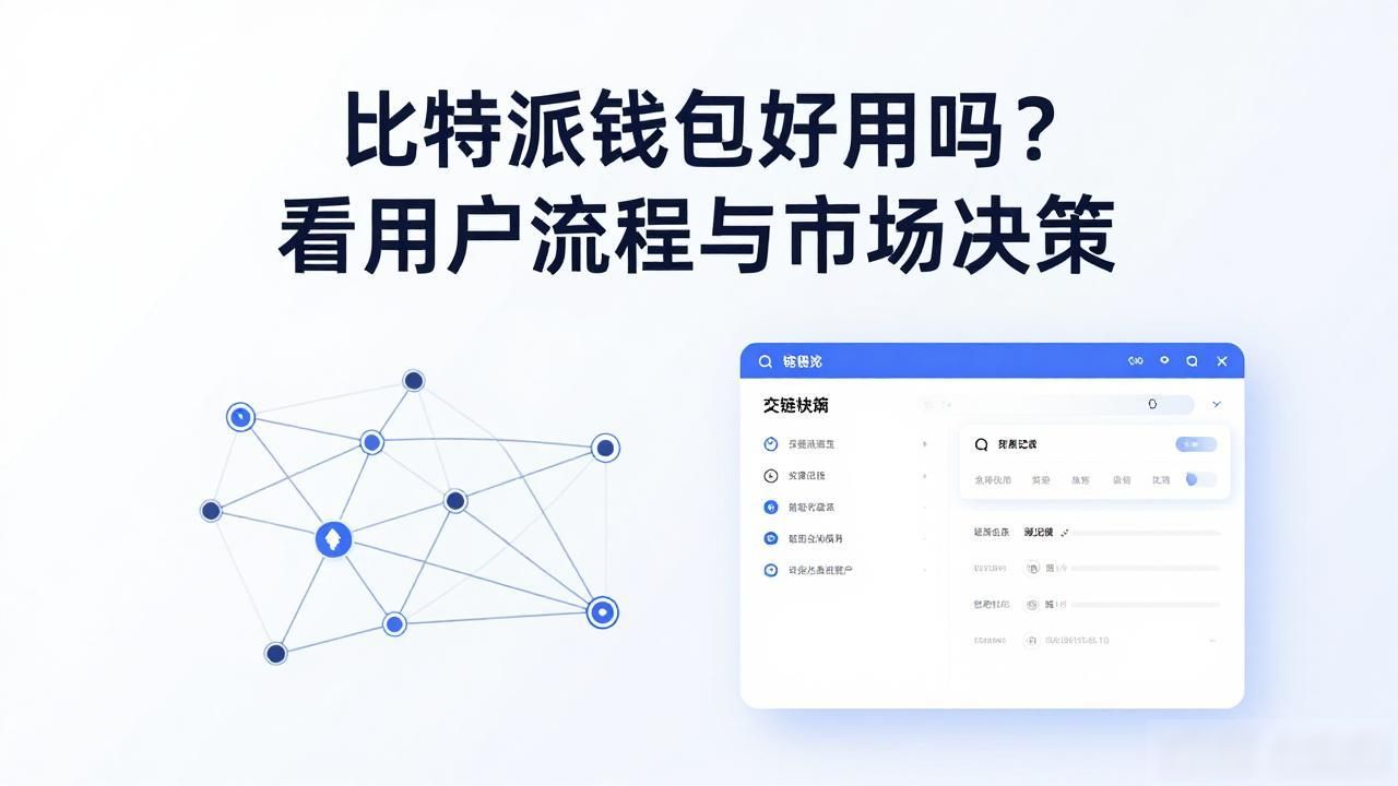 比特派钱包好用吗？看用户流程与市场决策