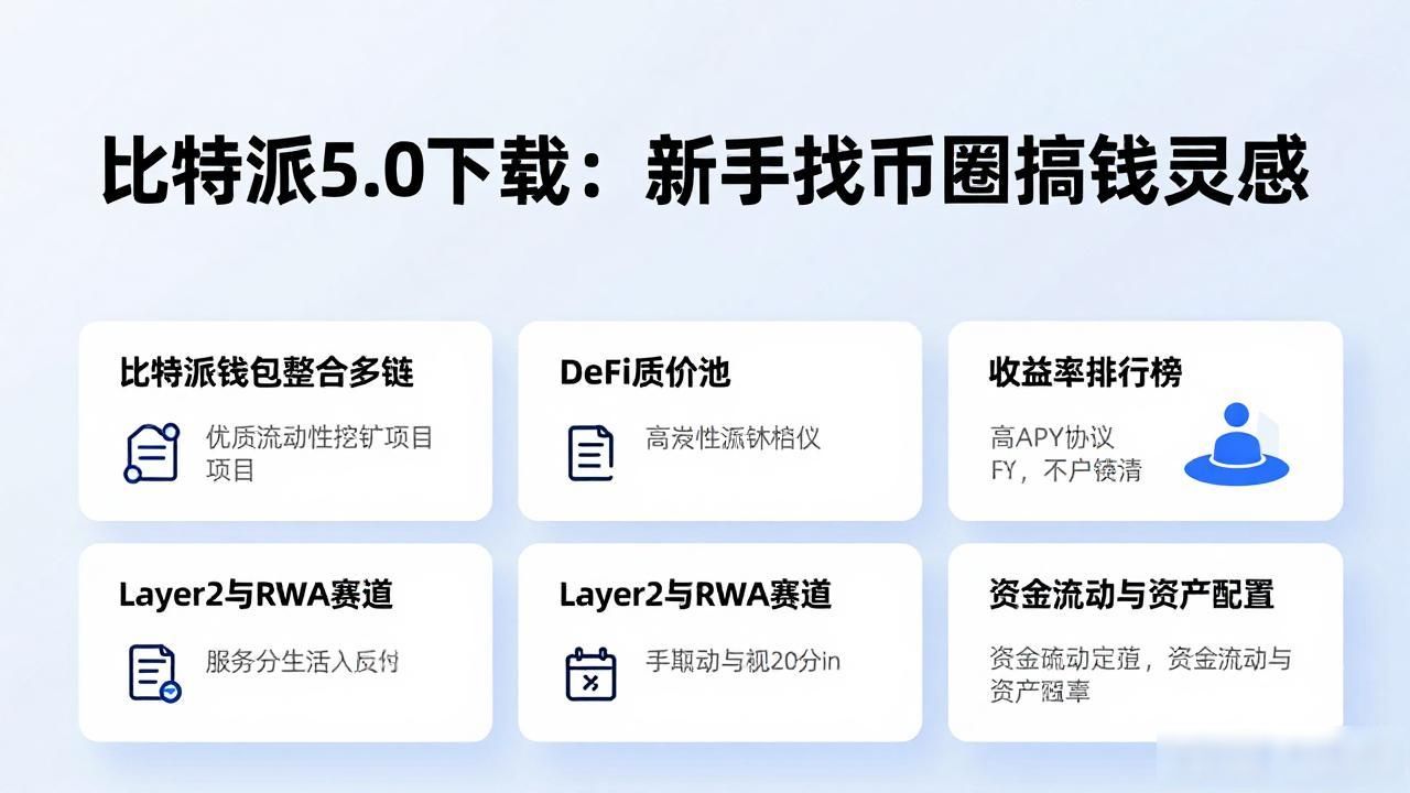 比特派5.0下载：新手找币圈搞钱灵感