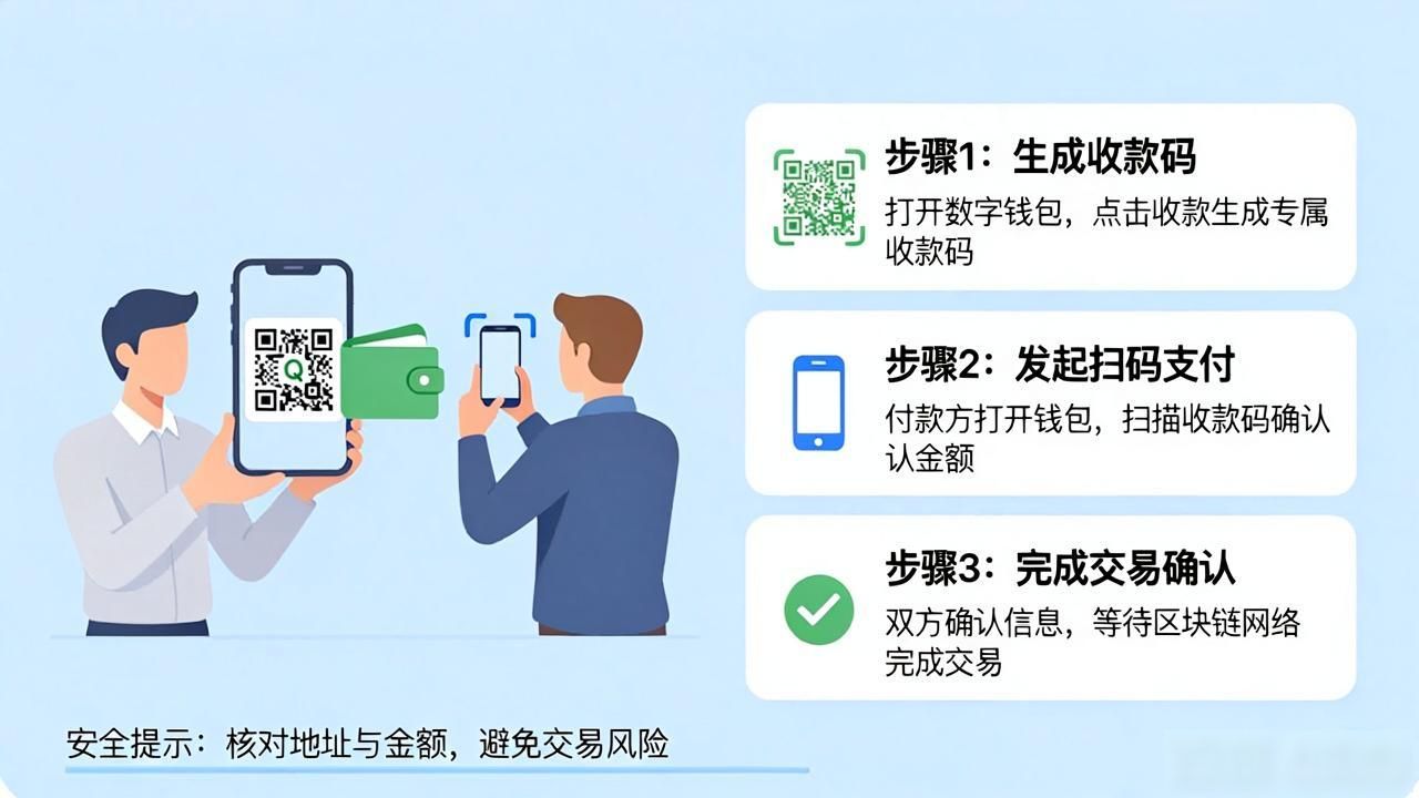 数字货币怎么收付钱?一文讲清楚操作方法