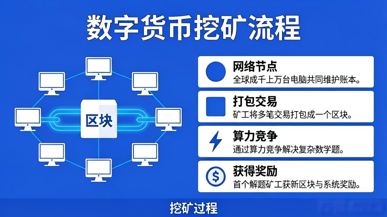 数字货币是怎么运行的？一文看懂动态图解