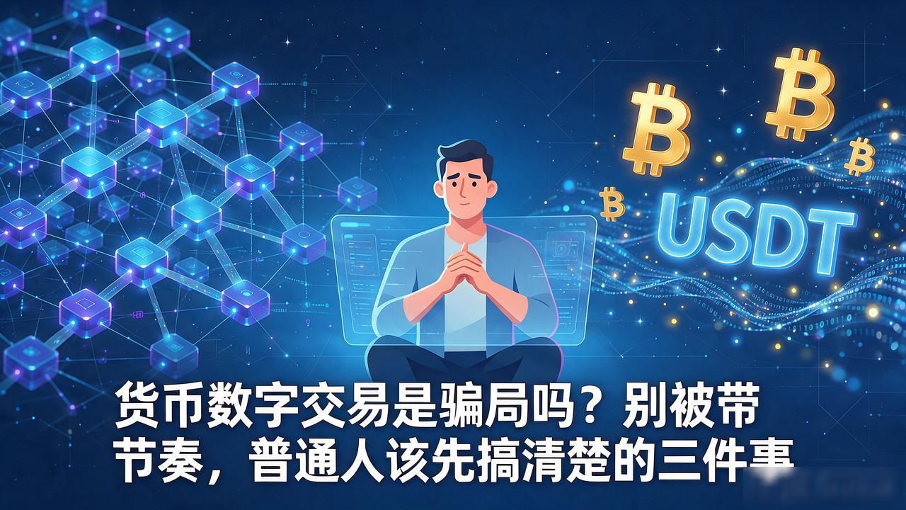 货币数字交易是骗局吗？别被带节奏，普通人该先搞清楚的三件事