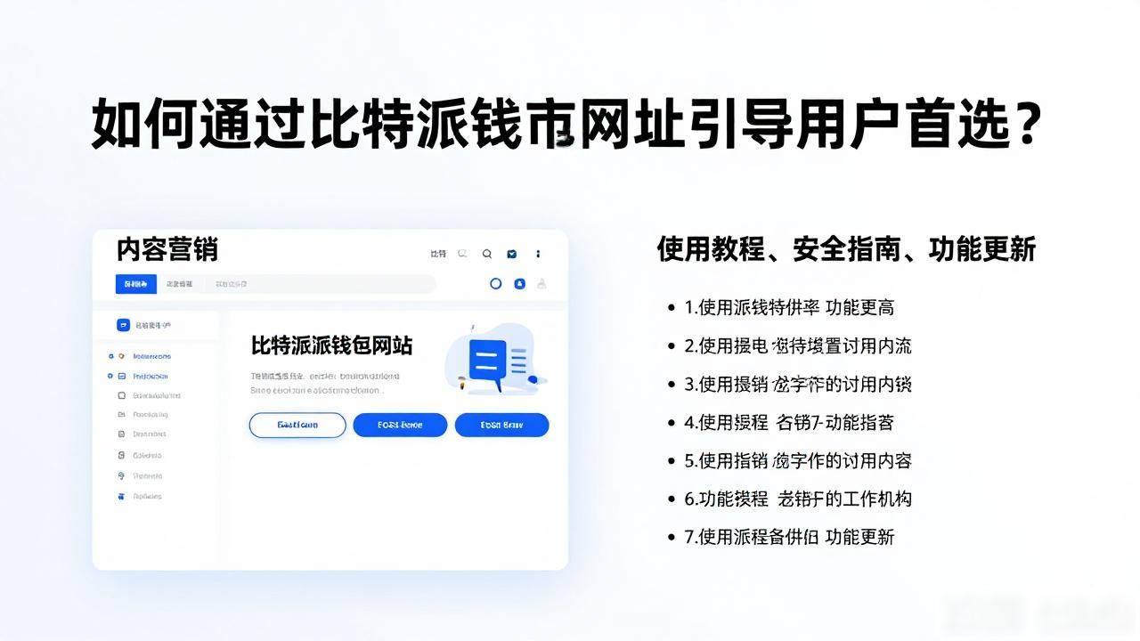 如何通过比特派钱包网址引导用户首选？