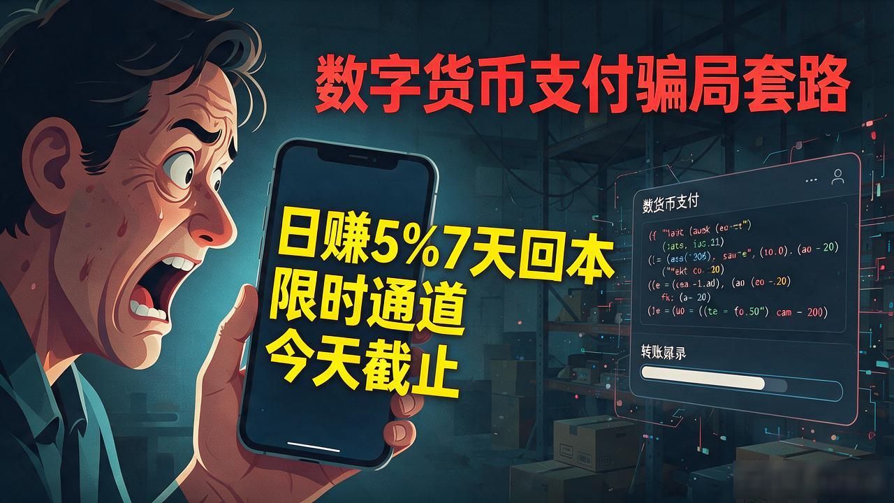 数字货币支付骗局套路:四种话术一出现,钱包就别掏了