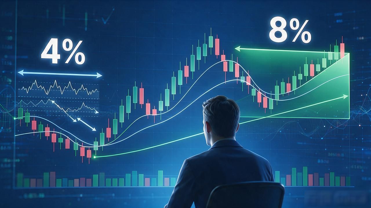 数字货币波幅多少合适,短线和波段交易对应的区间差很多