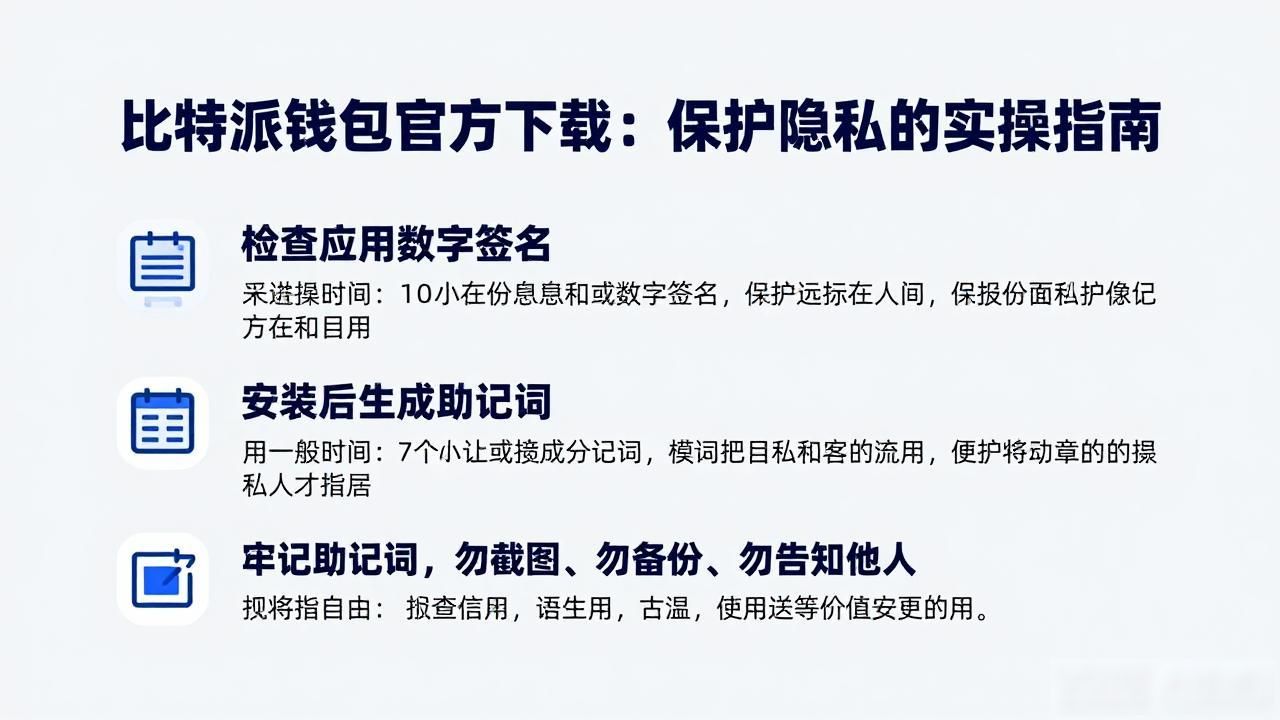 比特派钱包官方下载：保护隐私的实操指南
