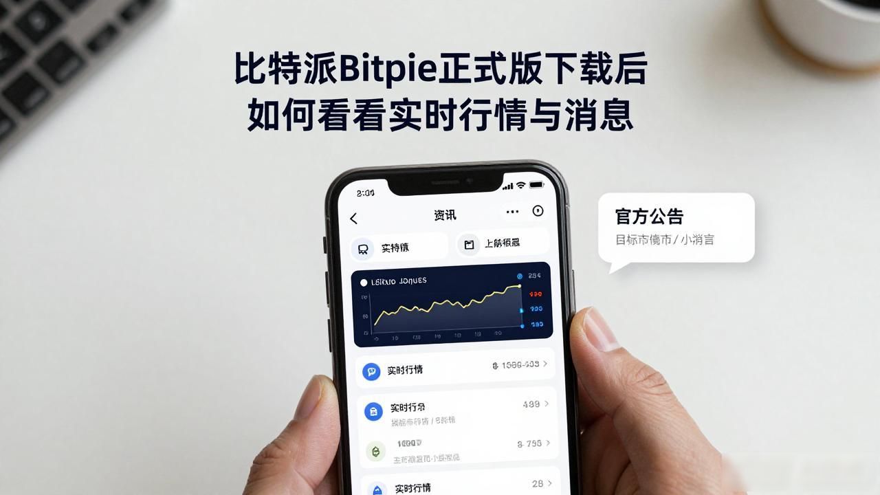 比特派Bitpie正式版下载后如何看实时行情与消息