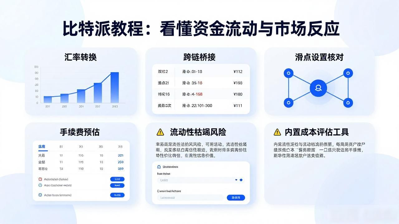 比特派教程:看懂资金流动与市场反应