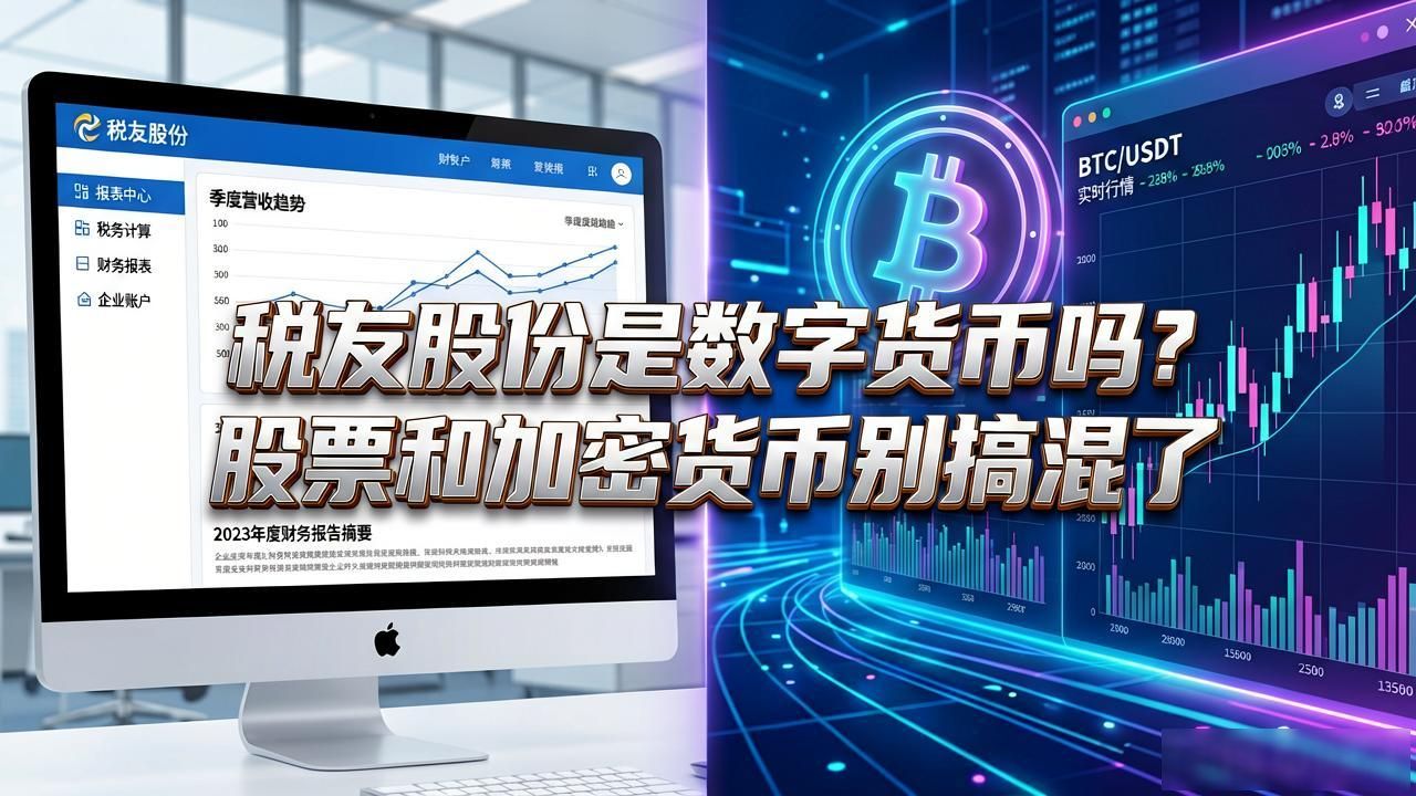税友股份是数字货币吗？股票和加密货币别搞混了