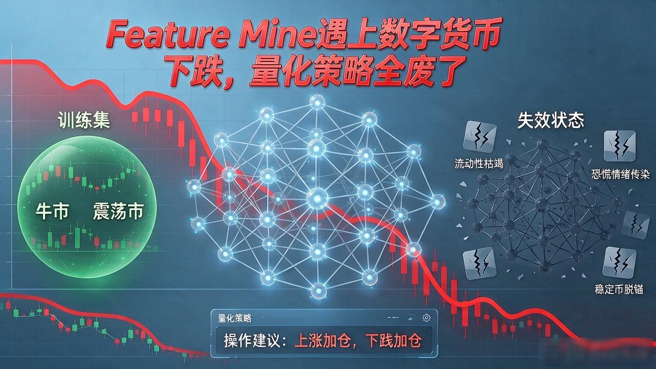 Feature Mine遇上数字货币下跌,量化策略全废了