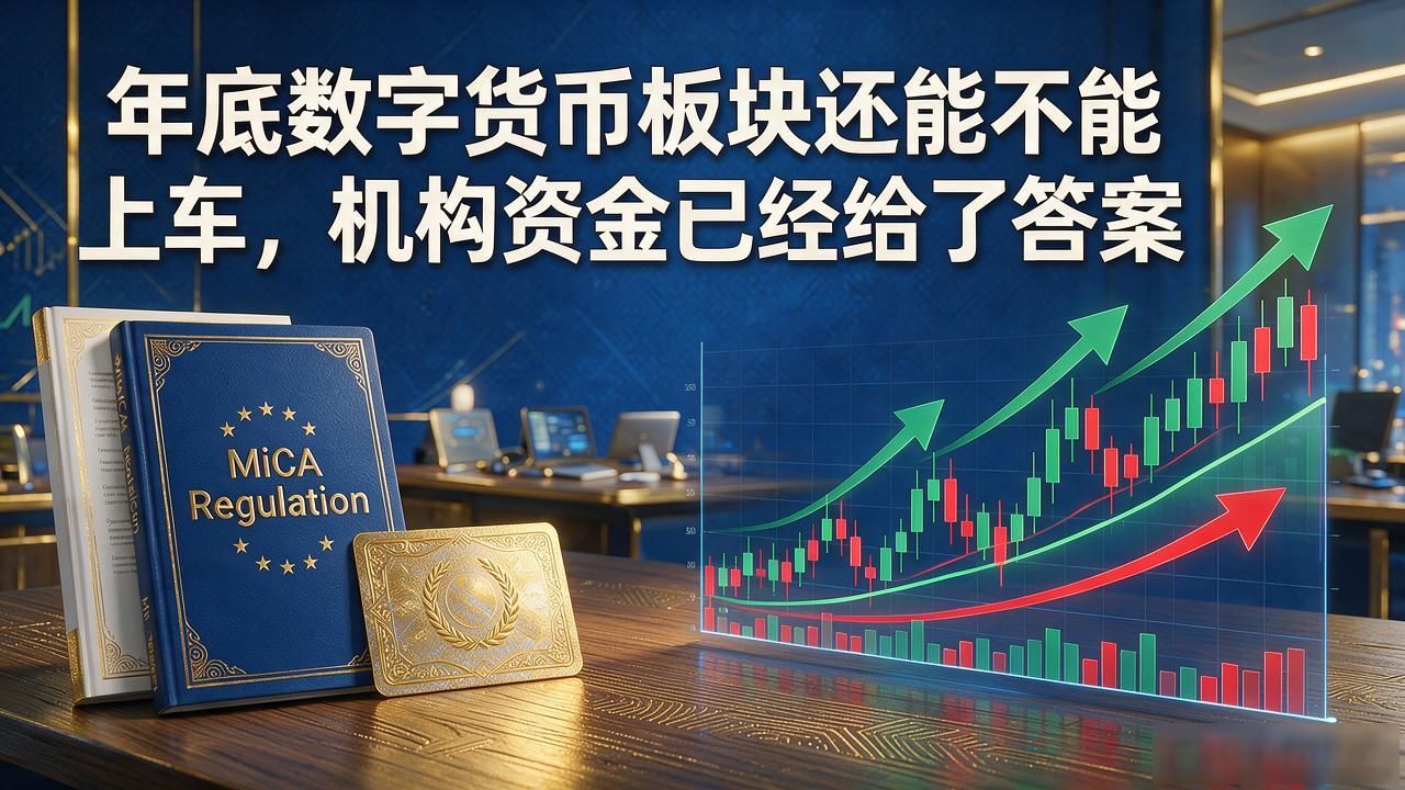 年底数字货币板块还能不能上车,机构资金已经给了答案