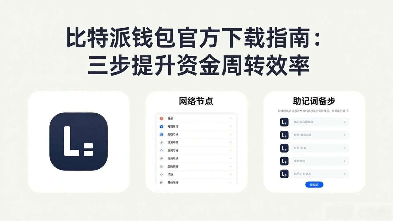 比特派钱包官方下载指南：三步提升资金周转效率