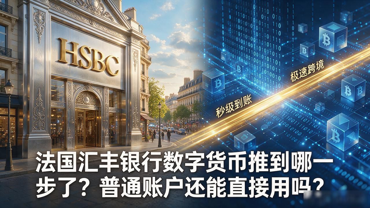 法国汇丰银行数字货币推到哪一步了？普通账户还能直接用吗？