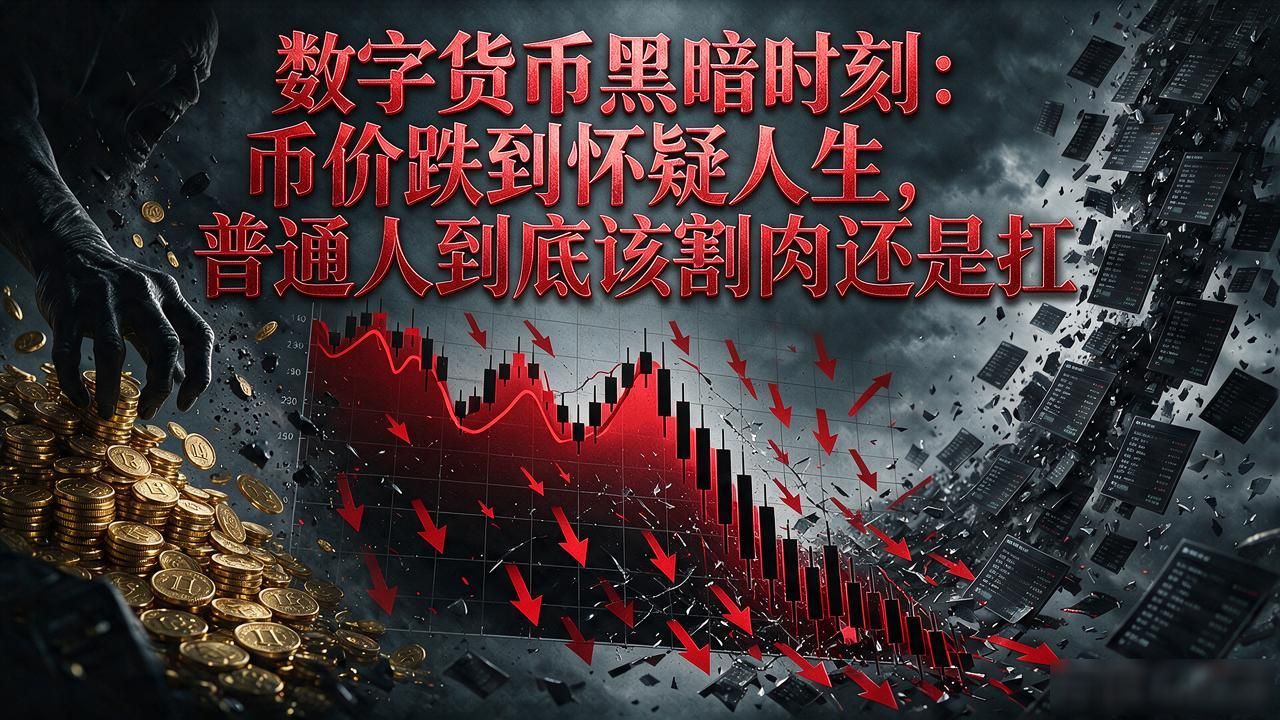 数字货币黑暗时刻:币价跌到怀疑人生,普通人到底该割肉还是扛